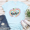 Teacher with Pencil Heart Graphic Tee