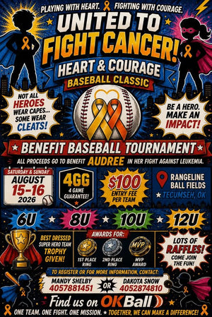 TEAM AUDREE - Snow Family Fundraiser - Softball/Baseball Tournament