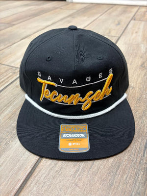 Tecumseh Savages Script Lined Hats