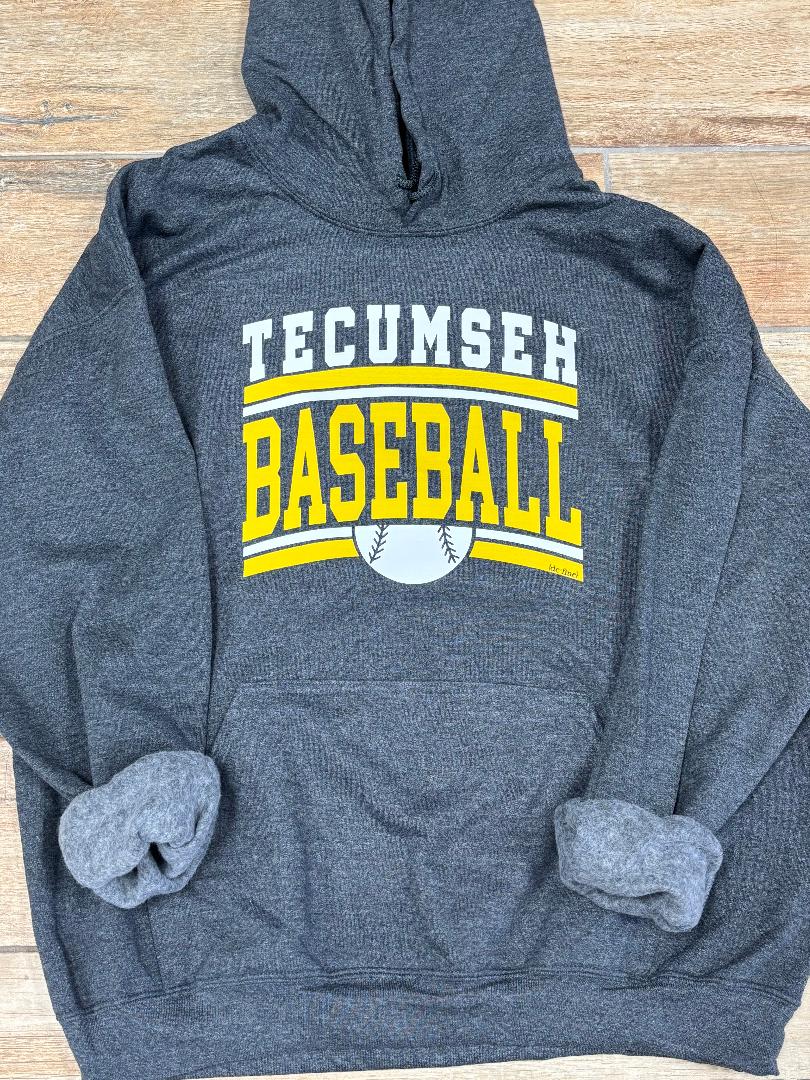 Tecumseh Baseball Graphic Tee or Hoodie