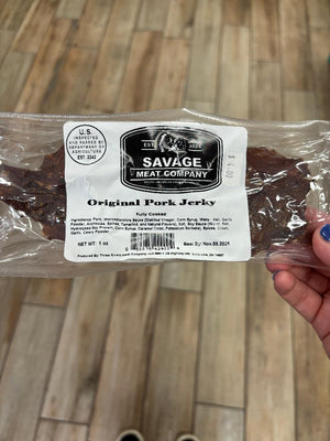 Savage Meat Company Pork Jerky- 4 Kinds!