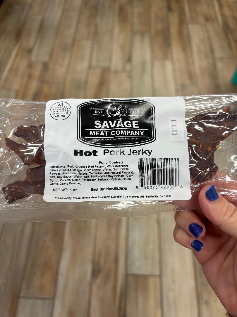 Savage Meat Company Pork Jerky- 4 Kinds!