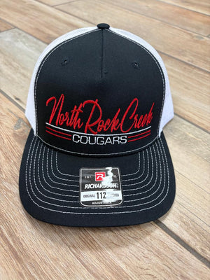 North Rock Creek Cougars Script Triple Lined Hats