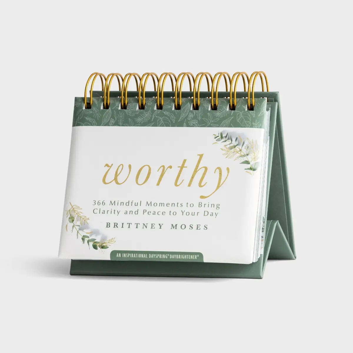DaySpring Brittney Moses- Worthy: 366 Mindful Moments to Bring Peace & Clarity to Your Day Perpetual Calendar