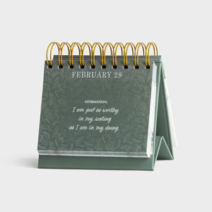 DaySpring Brittney Moses- Worthy: 366 Mindful Moments to Bring Peace & Clarity to Your Day Perpetual Calendar
