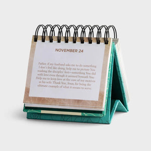 DaySpring Daily Prayers for My Husband: 366 Inspirational Messages & Prayers - Perpetual Calendar