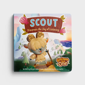 DaySpring God Made Just One - Scout Discovers the Joy of Listening Children's Board Book
