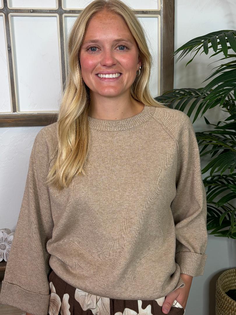 Beige Lightweight Sweater
