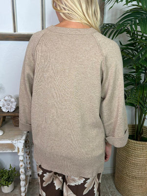Beige Lightweight Sweater