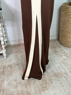 Sage or Brown + Cream Trim Luxeknit Super Soft Set