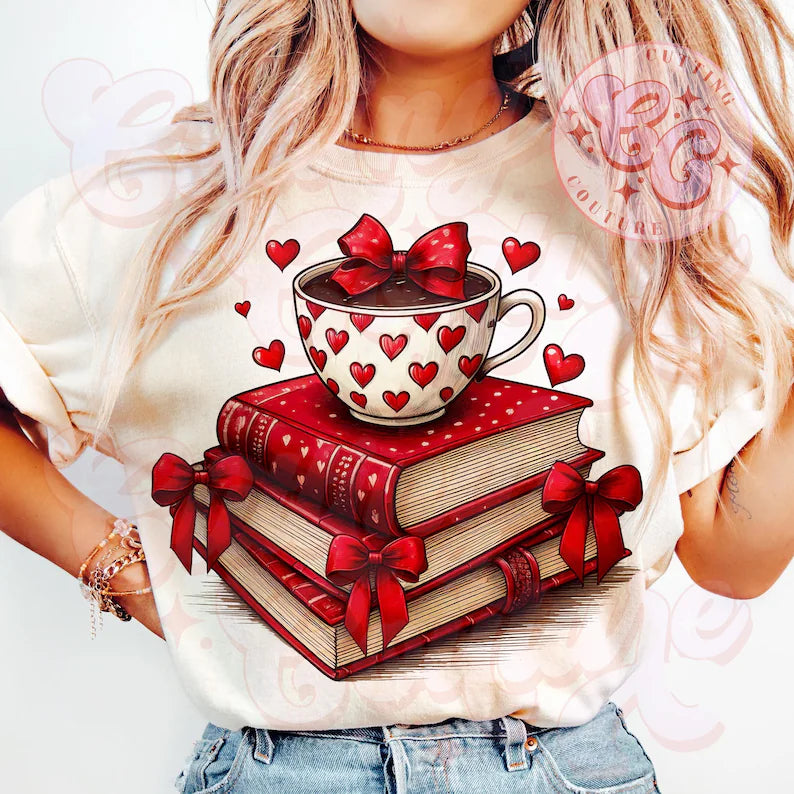 Valentine Books Graphic Tee or Sweatshirt