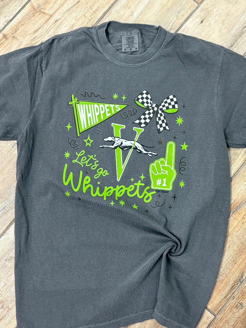 Varnum Whippets Mascot Collage Graphic Tee