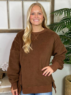 Fuzzy Sweatshirt in 3 Colors