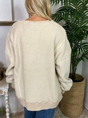 Fuzzy Sweatshirt in 3 Colors