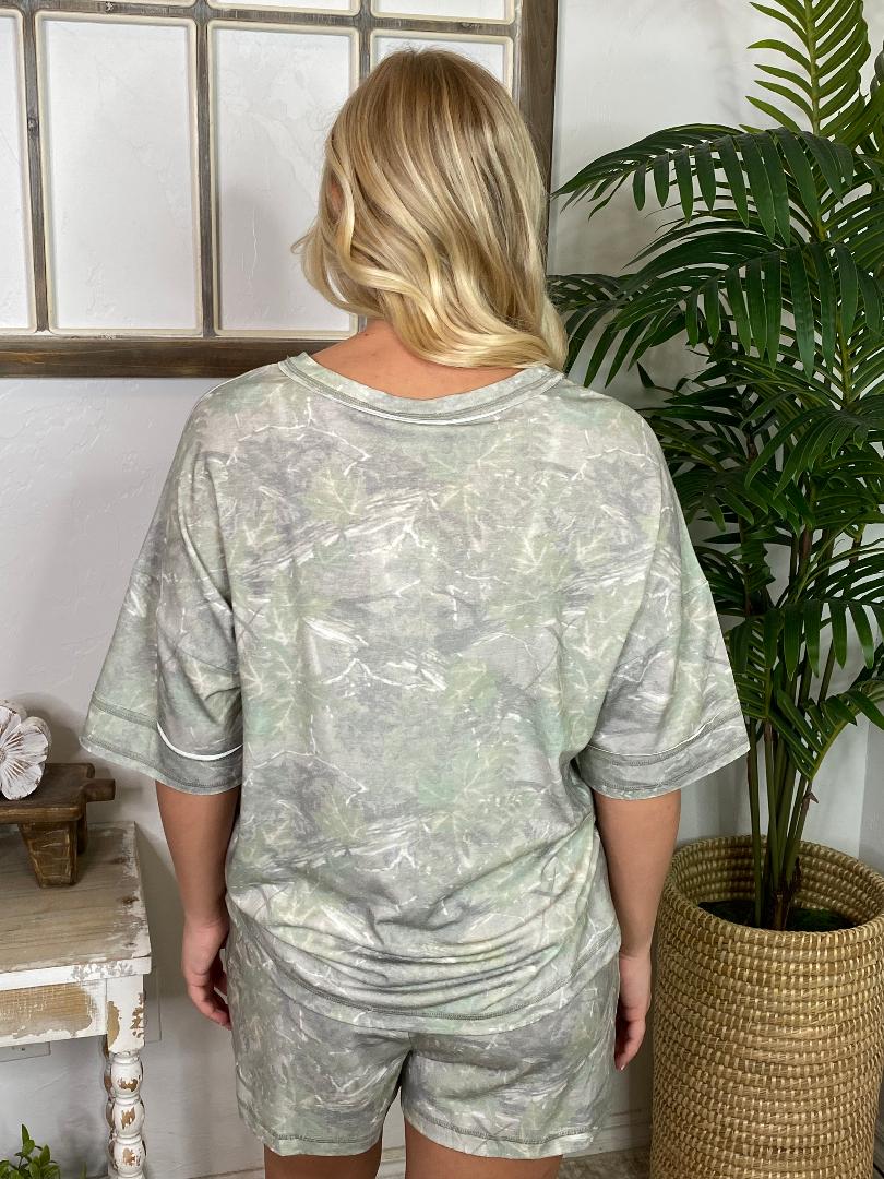Camo Shorts Set