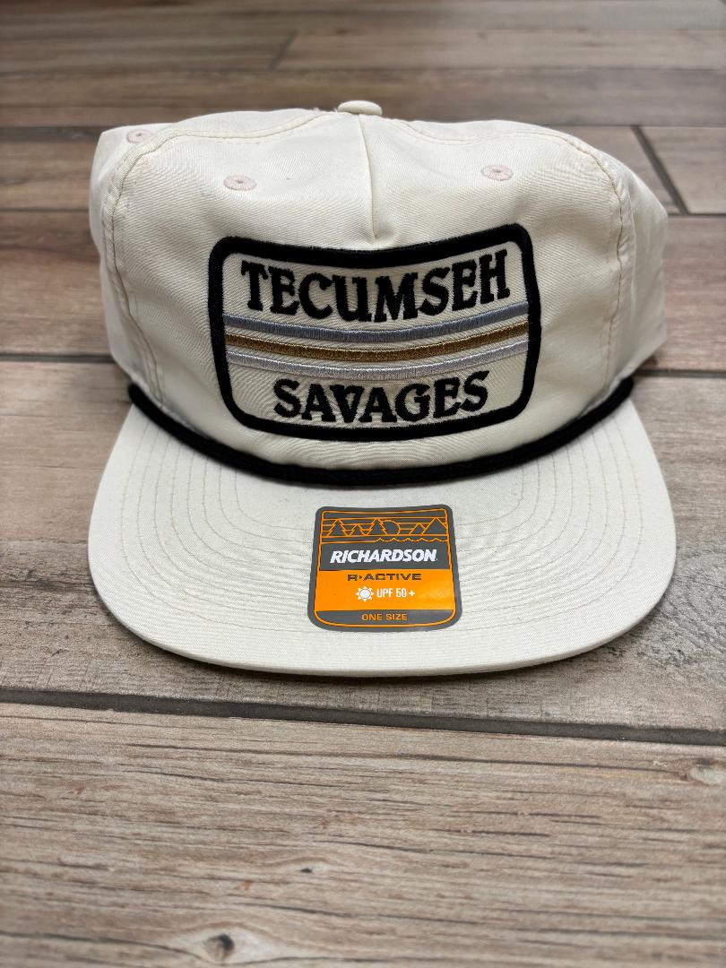 Vintage Rope Cream Tecumseh Savages Hat