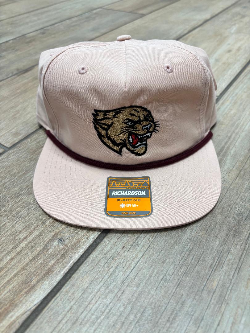 Richardson 256 Vintage Rope Hat with Cougar Head- 3 Colors!