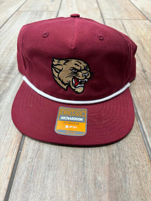 Richardson 256 Vintage Rope Hat with Cougar Head- 3 Colors!
