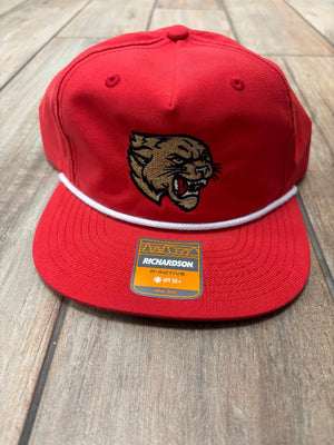 Richardson 256 Vintage Rope Hat with Cougar Head- 3 Colors!