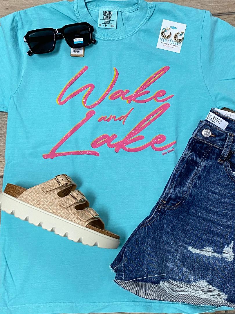 Wake and Lake Graphic Tee