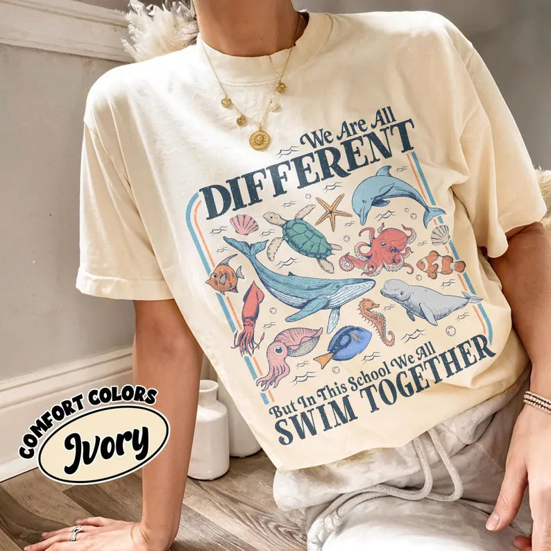 We Are All Different Graphic Tee