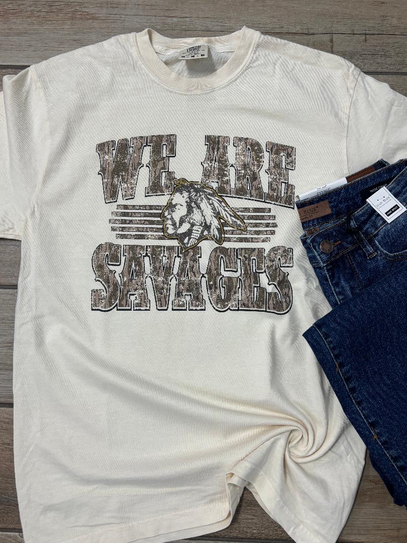 We Are Savages Camo Graphic Tee or Sweatshirt