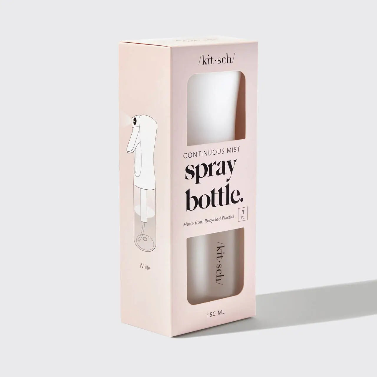 Kitsch White Continuous Spray Bottle