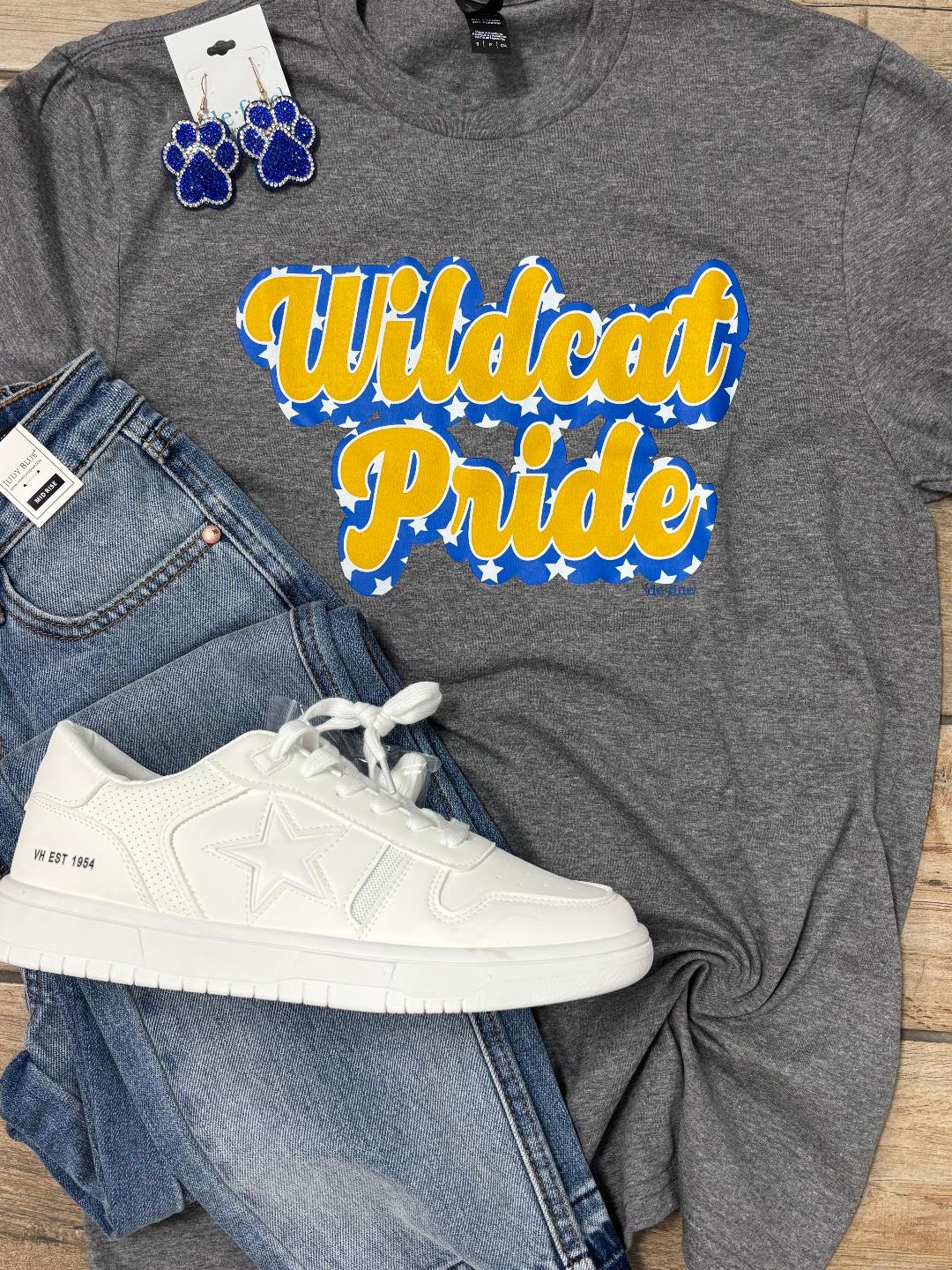 Bethel Wildcat Pride Retro Stars Graphic Tee