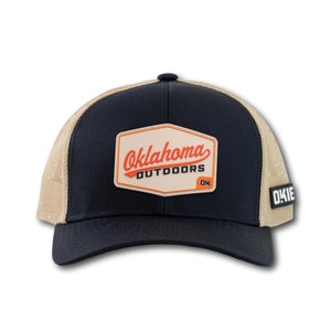 OKIE Woodward Snapback Trucker Hat - Oklahoma Outdoors Patch