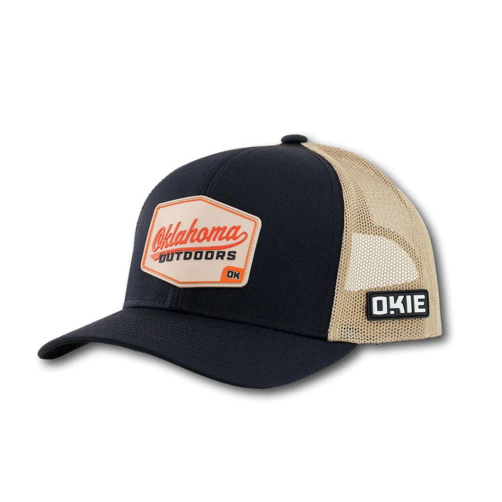 OKIE Woodward Snapback Trucker Hat - Oklahoma Outdoors Patch