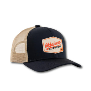 OKIE Woodward Snapback Trucker Hat - Oklahoma Outdoors Patch