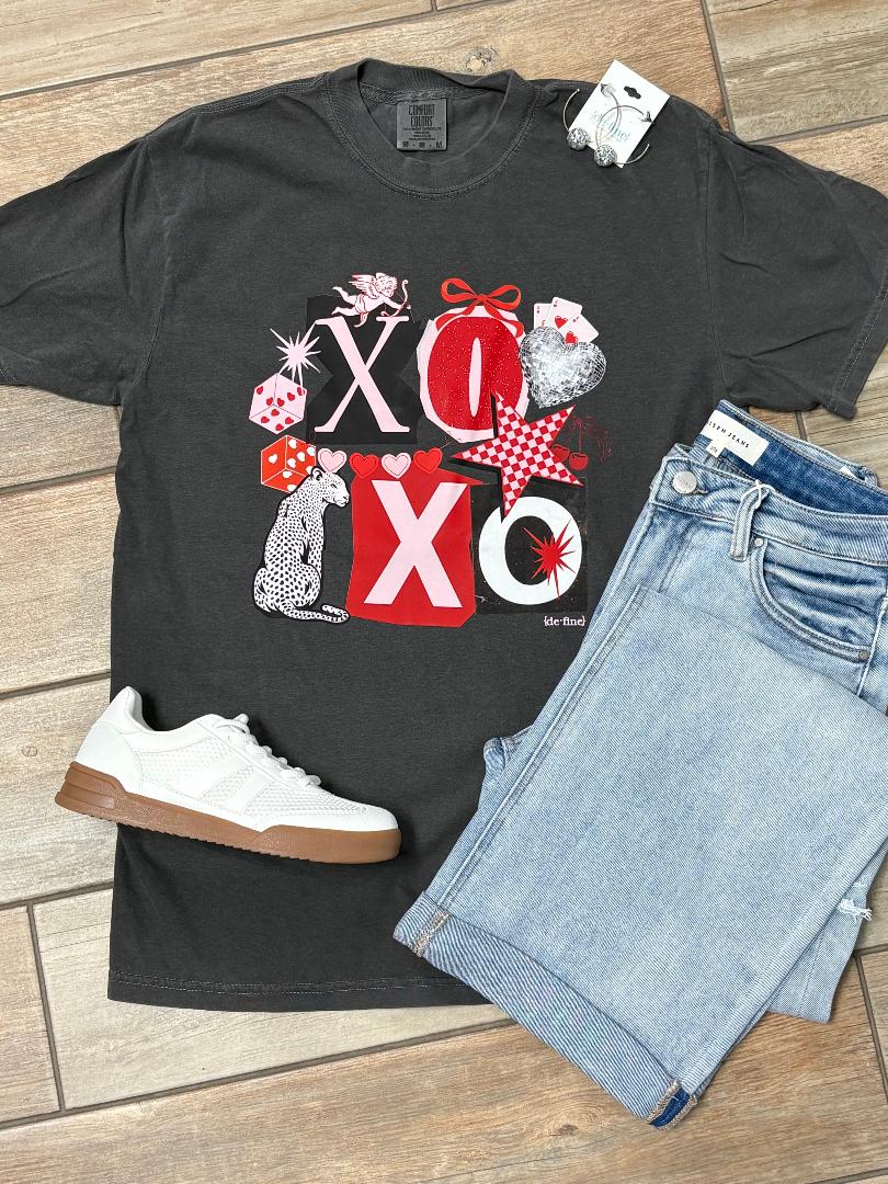 XOXO Collage Graphic Tee