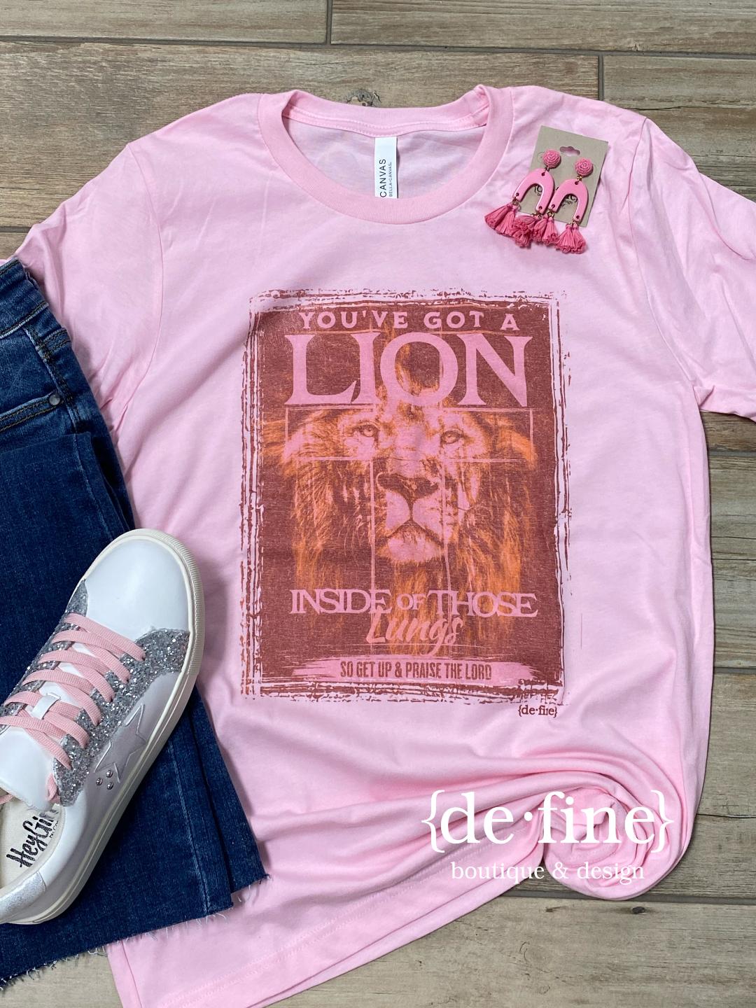 You've Got a Lion in Those Lungs Graphic Tee
