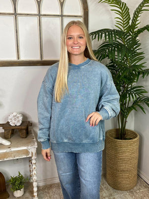 DOORBUSTER!!  Acid Washed Oversized Pullovers