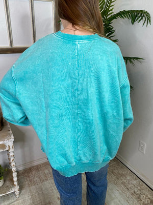 DOORBUSTER!!  Acid Washed Oversized Pullovers