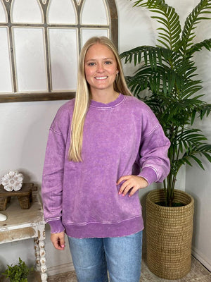 DOORBUSTER!!  Acid Washed Oversized Pullovers