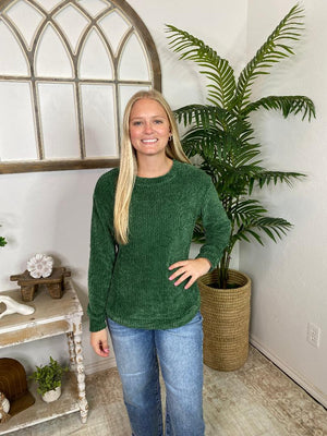 DOORBUSTER!! Chenille Waffle Sweater