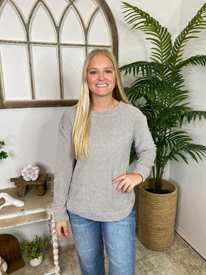 DOORBUSTER!! Chenille Waffle Sweater