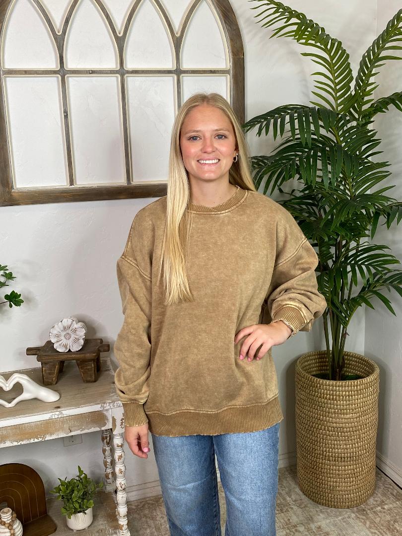 DOORBUSTER!!  Acid Washed Oversized Pullovers