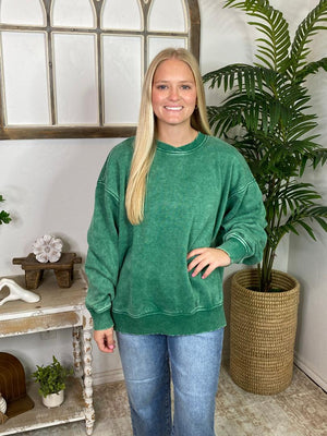 DOORBUSTER!!  Acid Washed Oversized Pullovers