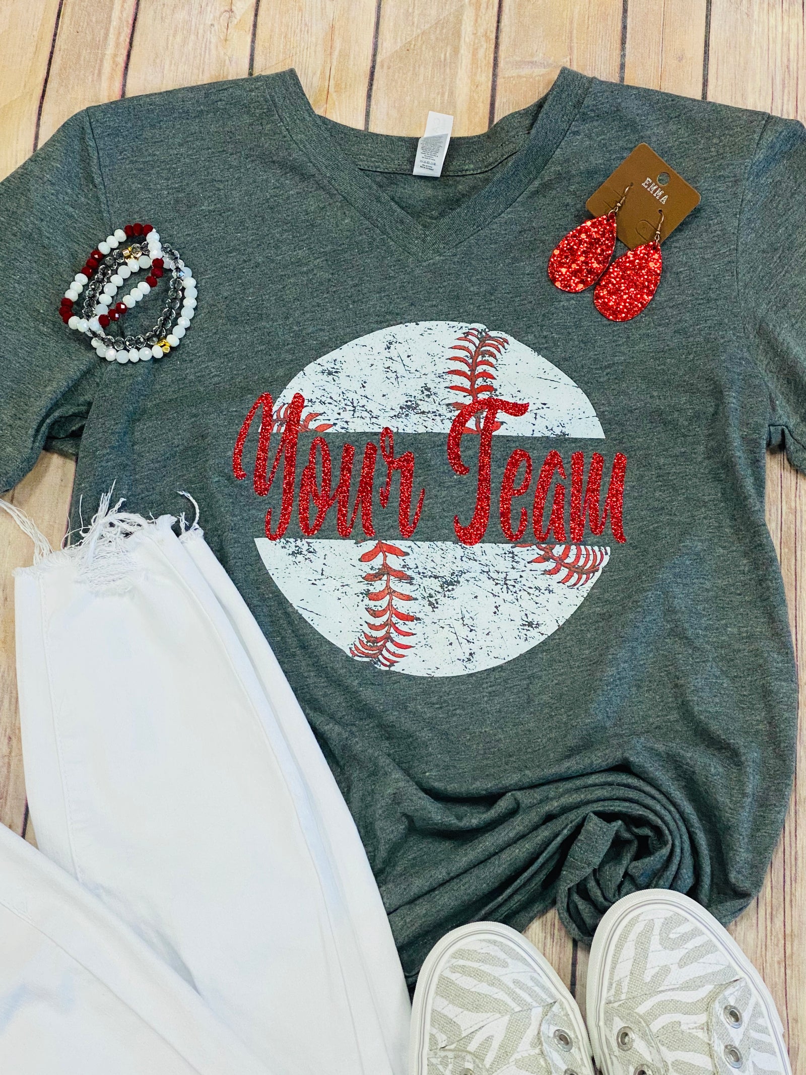 Personalized Baseball or Softball Tees