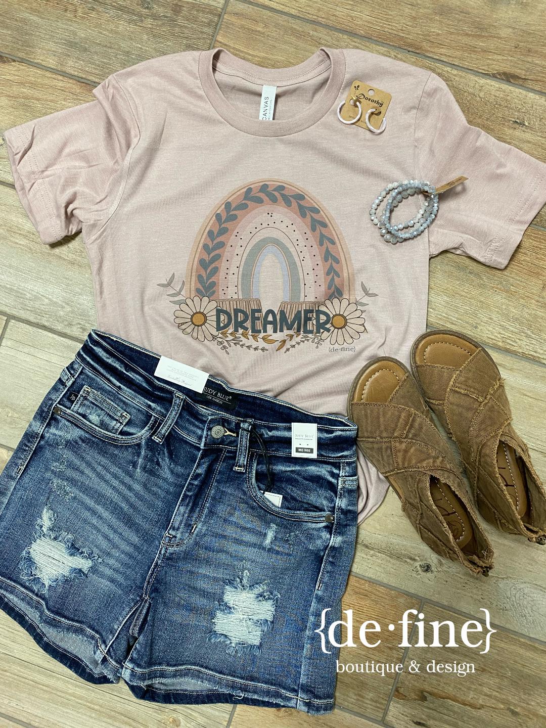 Dreamer Boho Rainbow Tee