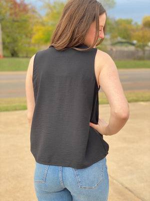 Sleeveless V-Neck Top - Perfect for Layering