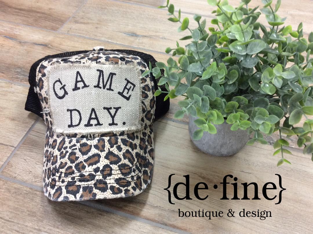 Game Day Leopard Hat