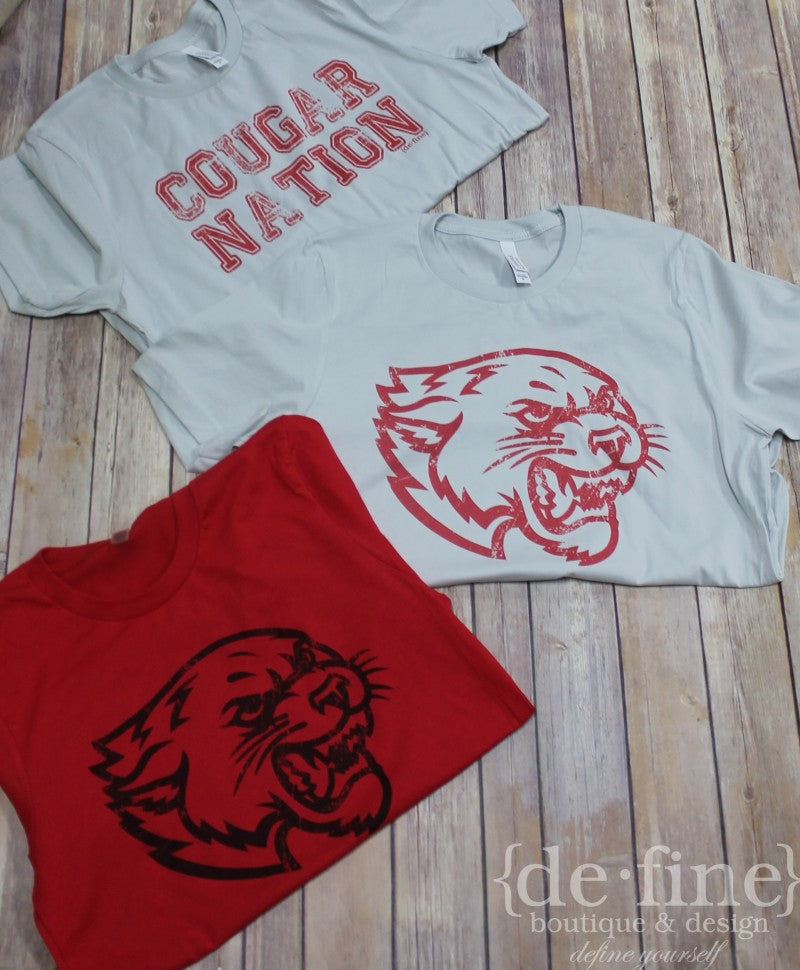 North Rock Creek Mascot or Cougar Nation Tees