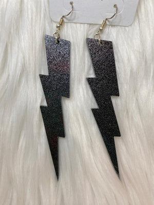 Tecumseh Savages Black and Gold Spirit Earrings