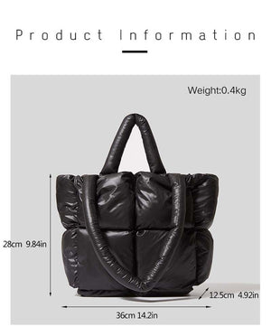 MUST HAVE Puffer Bag in Black or Red