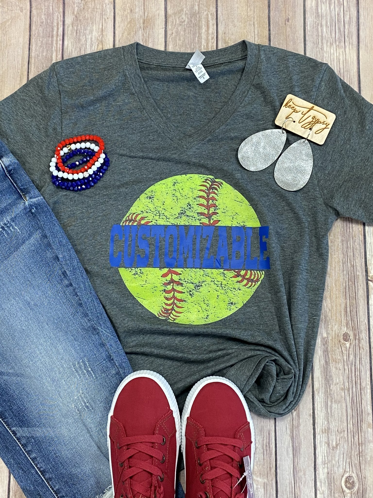 Personalized Baseball or Softball Tees