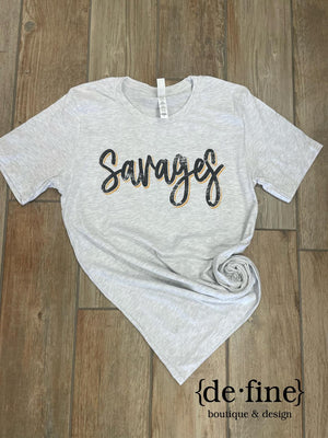 Savages Shadow Script Tee or Sweatshirt