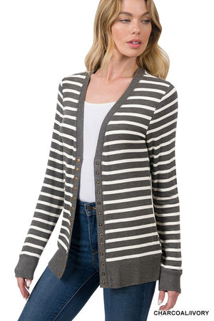 Striped Cardigans in Several Colors - Regular & Curvy